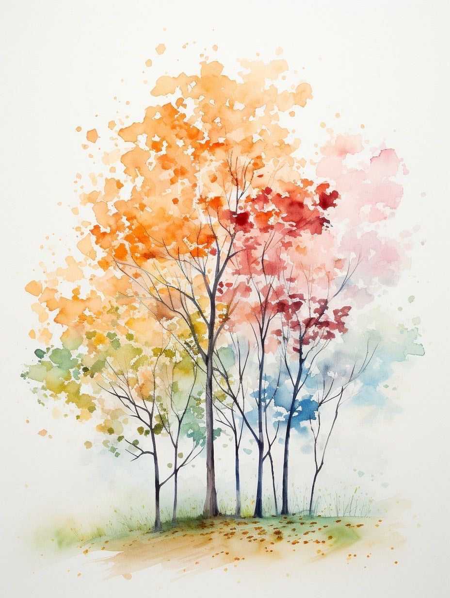 Watercolor Tree