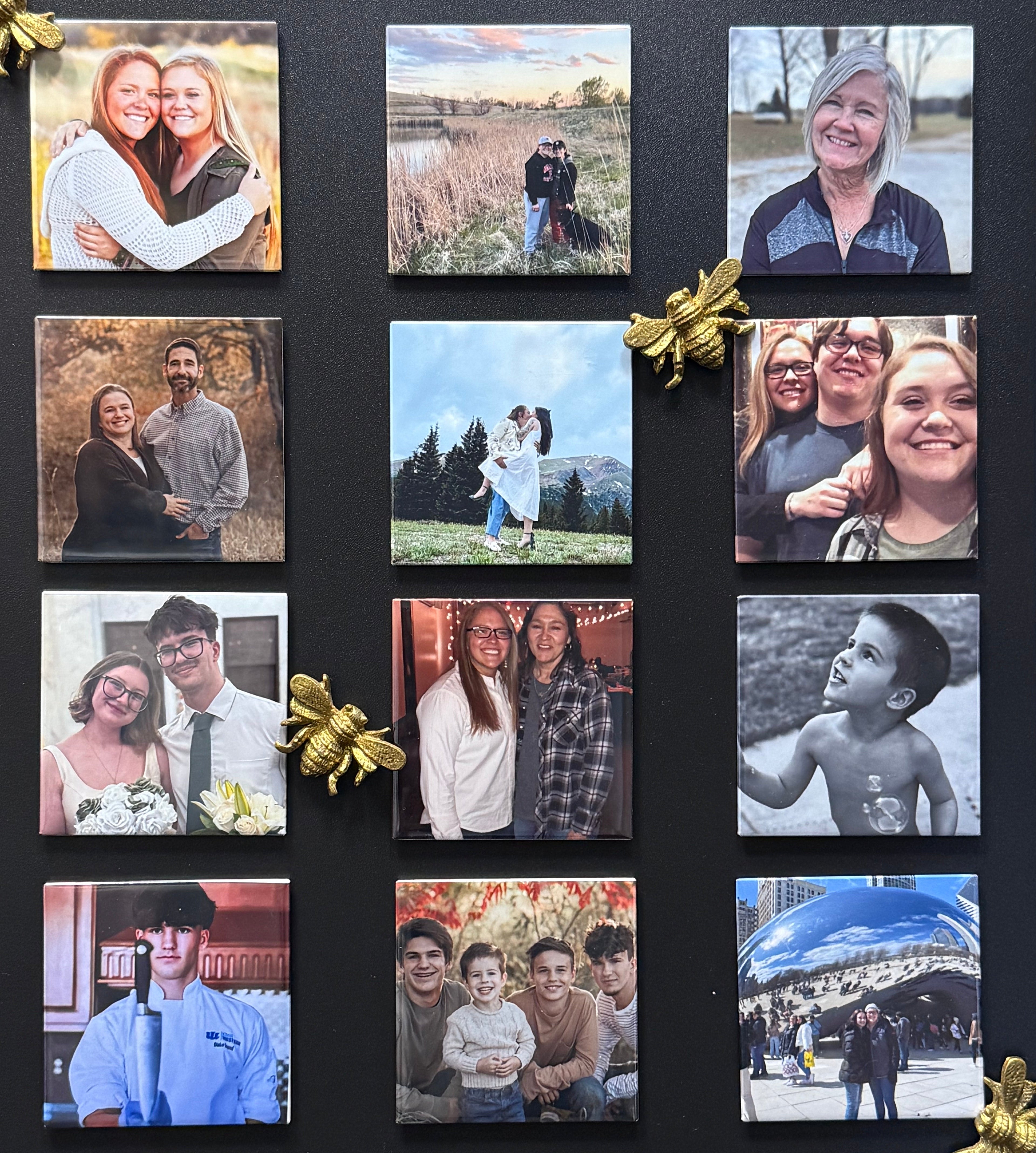 2.5" x 2.5" Photo Fridge Magnets