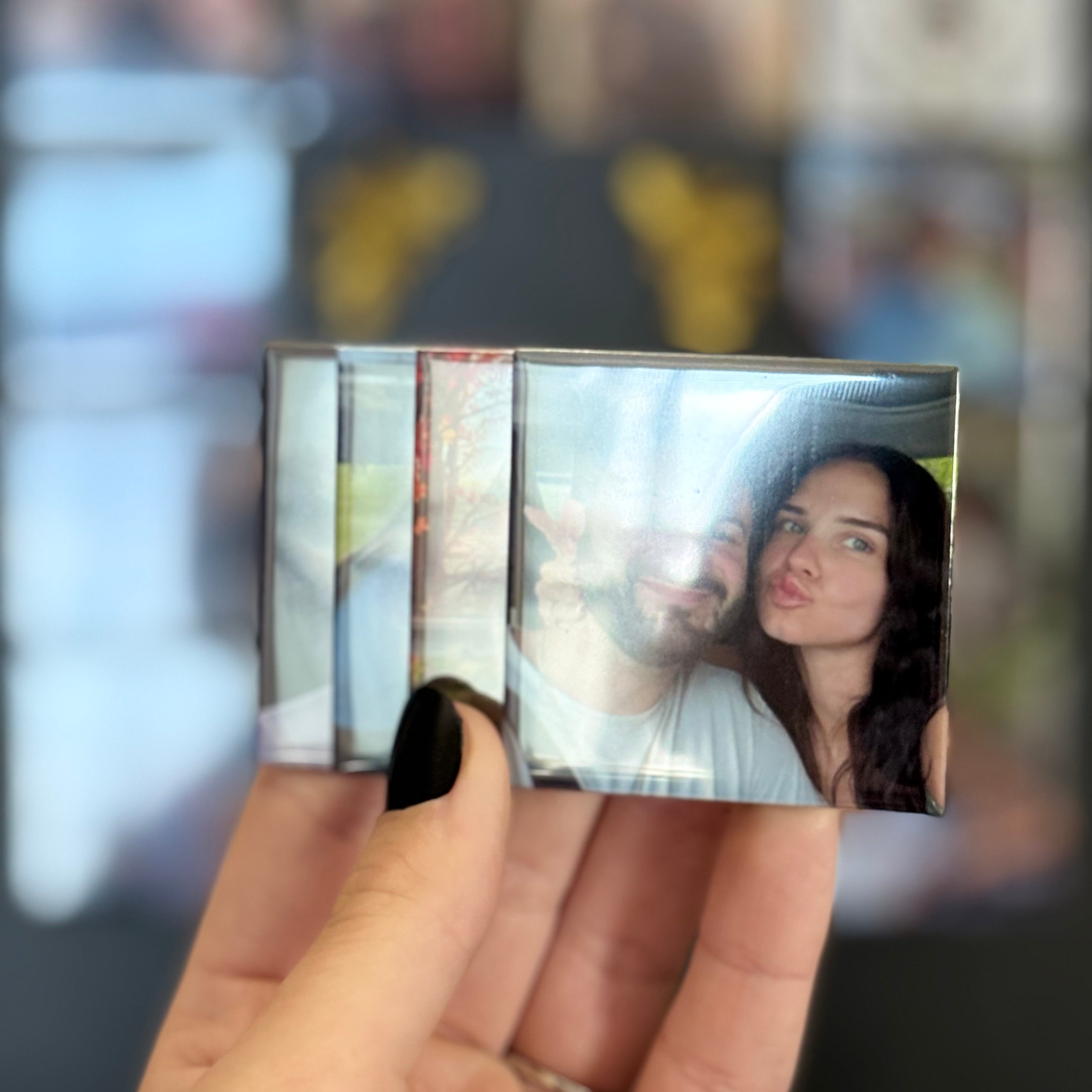 2" x 2" Photo Fridge Magnets