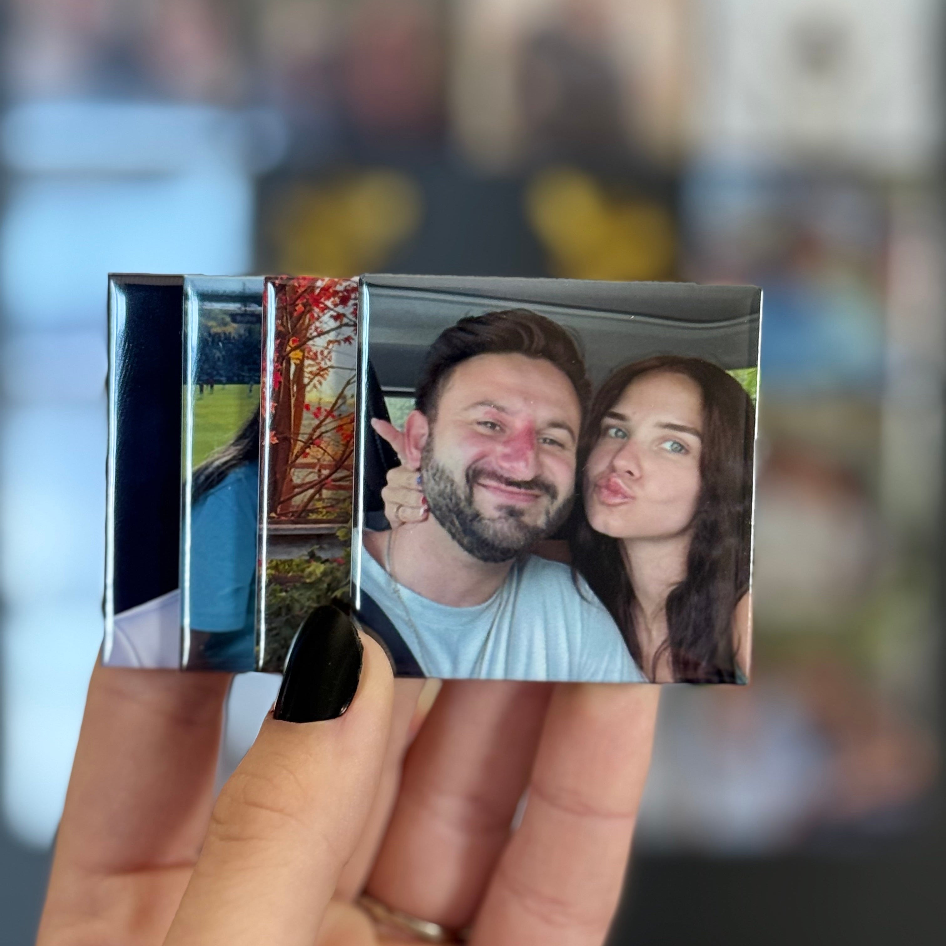 2" x 2" Photo Fridge Magnets